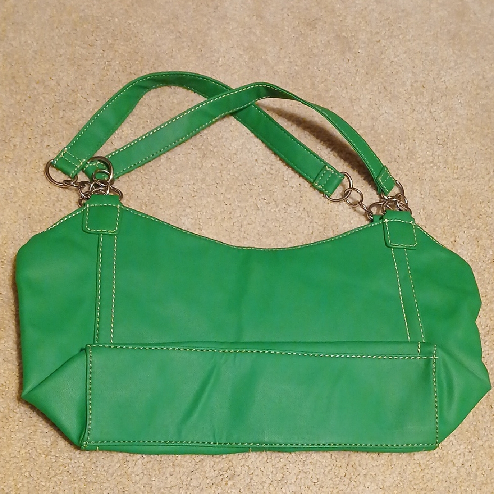 New Kelly Green Women's Handbag 17X4X9 - Picture 2 of 7